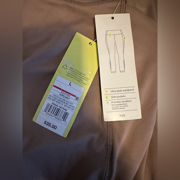 All in Motion Women’s Flex High-Rise 7/8 Legging Taupe - Picture 8 of 9